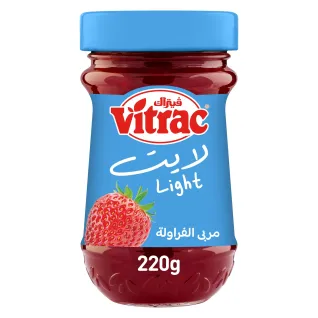 Vitrac Strawberry Light Jam 220 gm