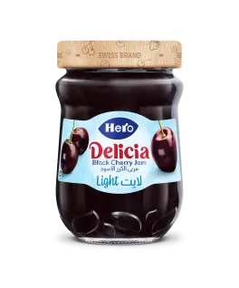 Hero Delicia Black Cherry Jam- Light- 320 gm