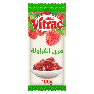 Vitrac strawberry sachet 100gm - 12 sachets