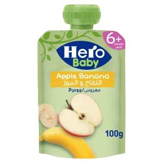 Hero baby Pouch Apple & Banana 100gm