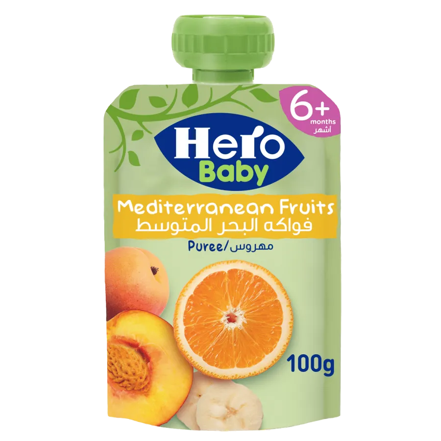 Hero baby Pouch Mediterranean Fruits 100 gm