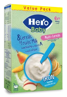 8 Cereal & Fruit with Milk 300gm