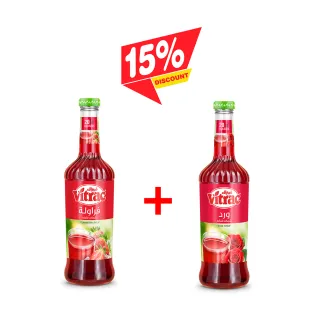 Vitrac Strawberry Syrup +  Vitrac Rose Syrup