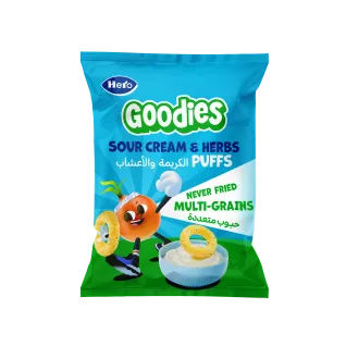 Hero Goodies Sour Cream & Herbs Puffs 30g