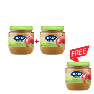 2 Apple Compote Jar 125gm + 1 FREE Jar