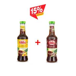 Vitrac Tamarind Syrup + Carob Syrup 635 ml