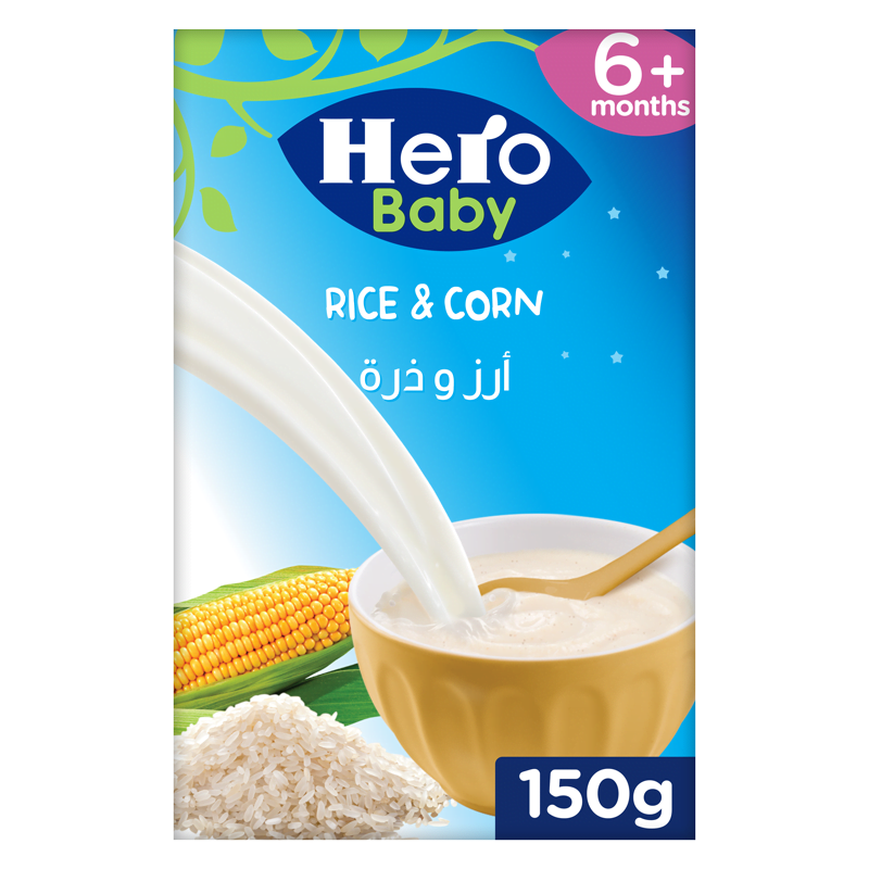 Hero Baby Cereal 8 Cereals & Vegetables With Milk - 150g