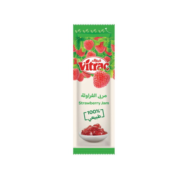 Vitrac Strawberry Jam Sachets 20 gm 24 sachets HERO Egypt Store