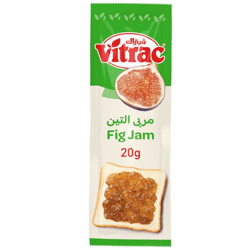 Vitrac Fig Jam Sachets 20 gm 24 sachets HERO Egypt Store