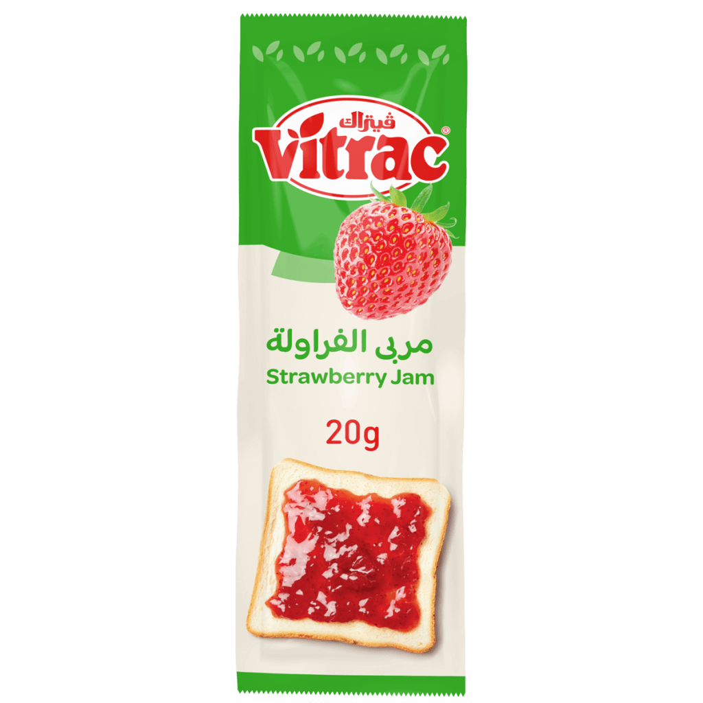 Vitrac Strawberry Jam Sachets 20 gm 24 sachets HERO Egypt Store